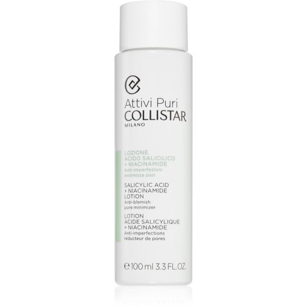 Collistar Collistar Attivi Puri Salicylic Acid + Niacinamide tonik i emulzija za lice za smanjivanje pora 100 ml