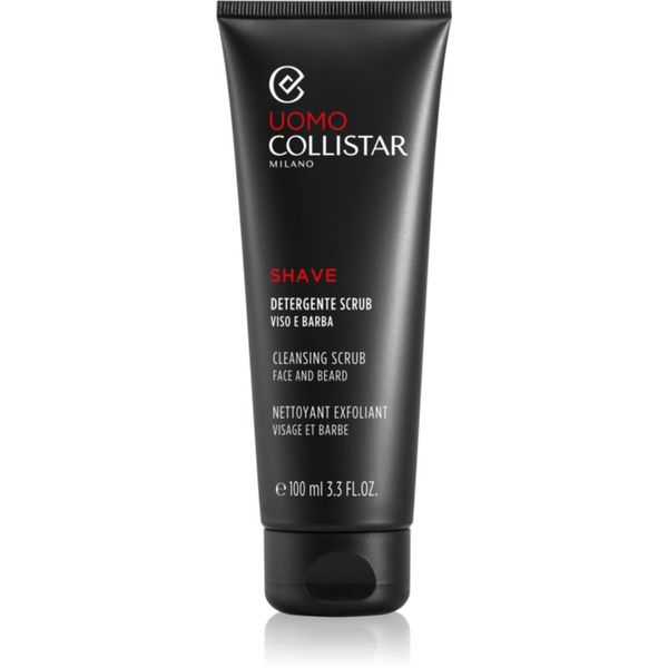 Collistar Collistar Man Face and Beard Cleansing Scrub piling za čišćenje lica prije brijanja 100 ml