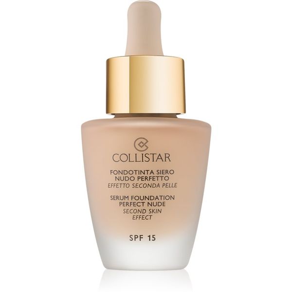 Collistar Collistar Serum Foundation Perfect Nude posvjetljujući puder za prirodni izgled SPF 15 nijansa 1 Ivory 30 ml