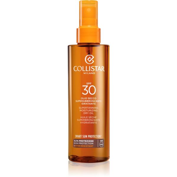 Collistar Collistar Smart Sun Protection Supertanning Moisturizing Dry Oil SPF 30 zaštitno suho ulje za sunčanje SPF 30 200 ml
