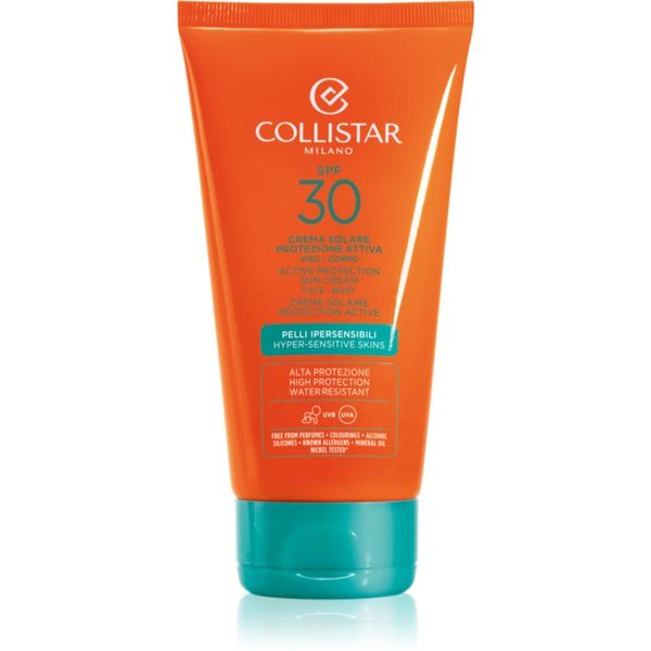 Collistar Collistar Special Perfect Tan Active Protection Sun Cream vodootporna krema za sunčanje SPF 30 150 ml