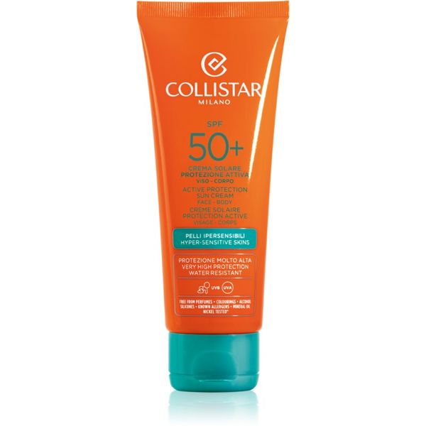 Collistar Collistar Special Perfect Tan Active Protection Sun Cream zaštitna krema za sunčanje SPF 50+ 100 ml