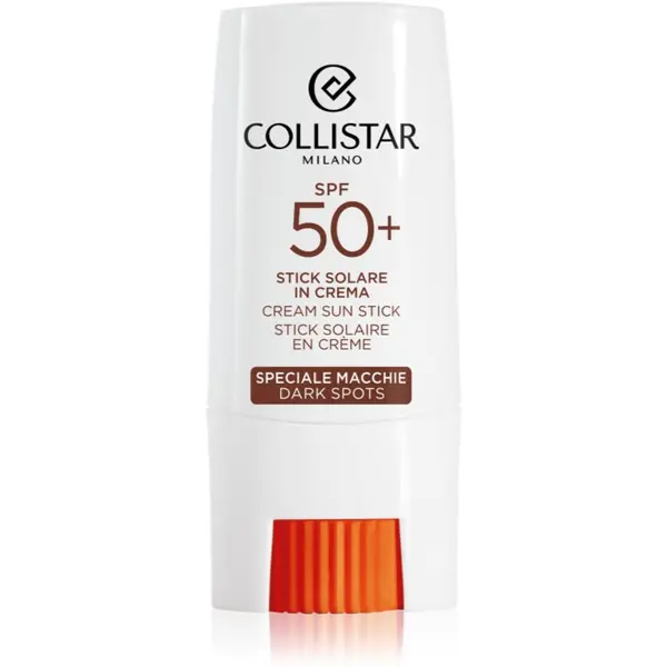 Collistar Collistar Sun Corrective Protection Cream Stick SPF 50+ krema za sunčanje i sticku protiv pigmentnih mrlja 9 ml