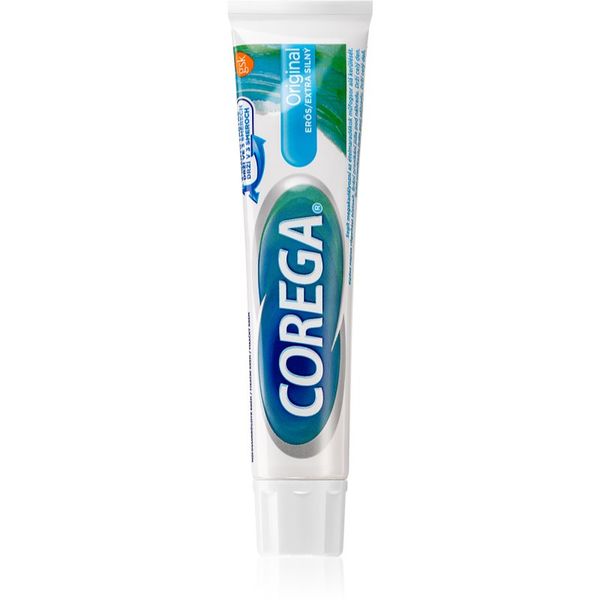 Corega Corega Original Extra Strong fiksacijska krema za zubnu protezu s dodatno pojačanim učvršćivanjem 70 g
