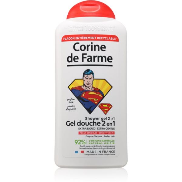 Corine de farme Corine de farme Shower Gel 2 in 1 Frozen gel za tuširanje 2 u 1 Superman 300 ml