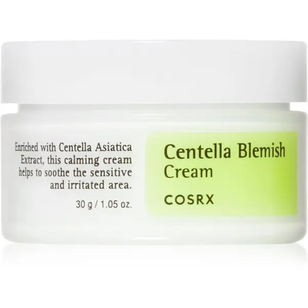 Cosrx Cosrx Centella Blemish Cream hranjiva umirujuća krema protiv crvenila kože 30 ml