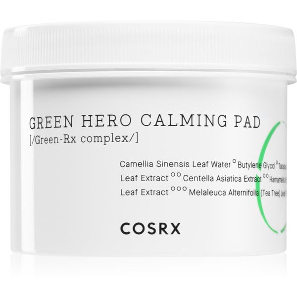 Cosrx Cosrx One Step Green Hero Calming jastučići s intenzivnim revitalizirajućim učinkom s umirujućim djelovanjem 70 kom