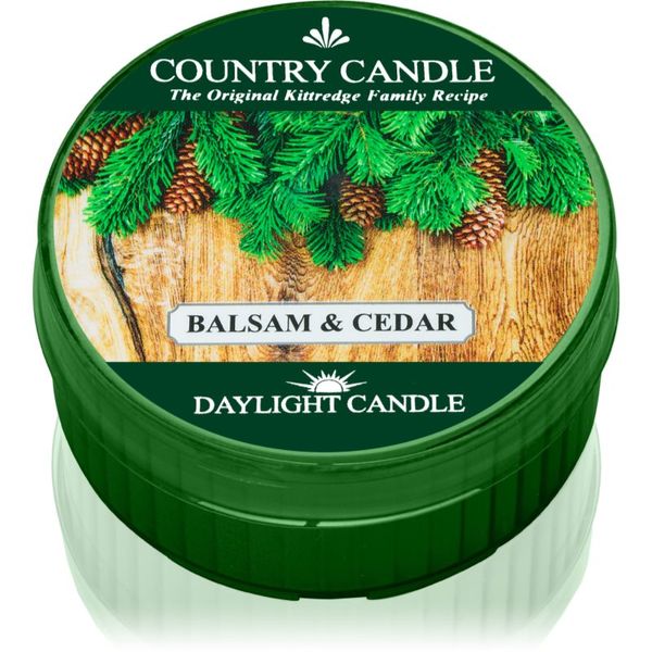Country Candle Country Candle Balsam & Cedar čajna svijeća 42 g
