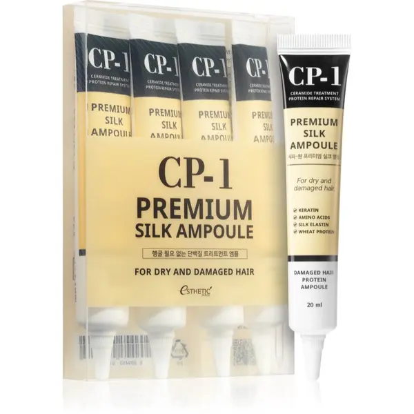 CP-1 CP-1 Premium Silk njega bez ispiranja za regeneraciju za suhu i oštećenu kosu 4x20 ml