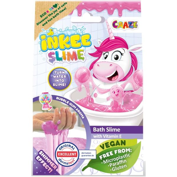 Craze Craze INKEE Slime ljigavac u boji za kupke Pink 100 g