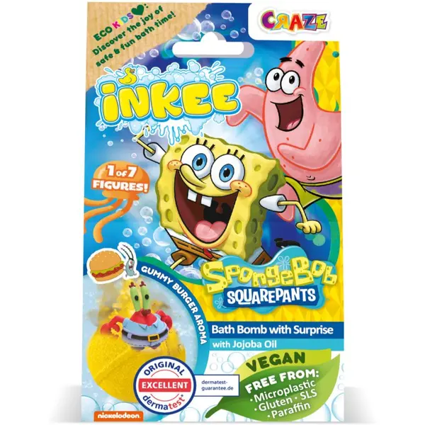 Craze Craze INKEE SpongeBob bomba za kupanje za djecu 1 kom