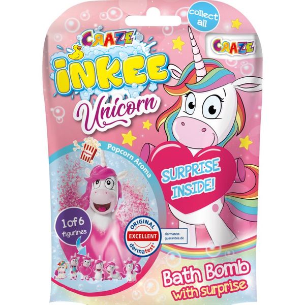 Craze Craze INKEE Unicorn bomba za kupanje za djecu 1 kom