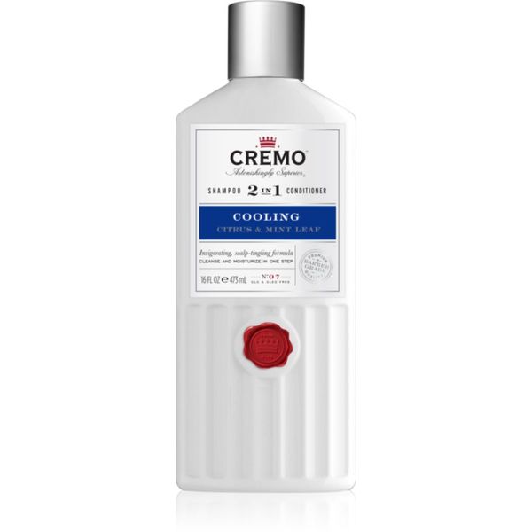 Cremo Cremo Citrus & Mint Leaf 2in1 Cooling Shampoo stimulativni i osvježavajući šampon 2 u 1 za muškarce 473 ml