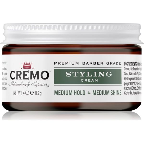 Cremo Cremo Hair Styling Cream Medium Styling hidratantna krema za styling za kosu za muškarce 113 g