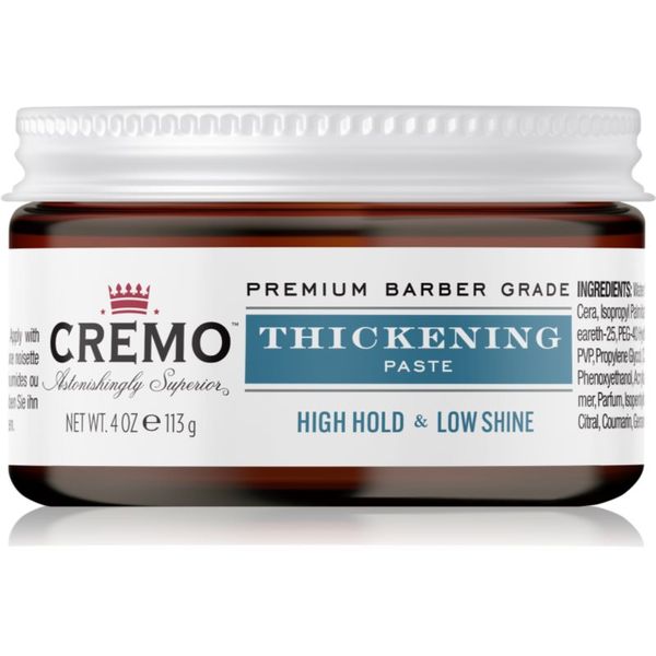 Cremo Cremo Hair Styling Paste Thickening pasta za stiliziranje 113 g