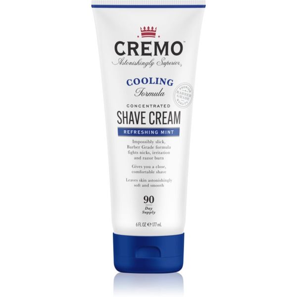 Cremo Cremo Refreshing Mint Cooling Shave Cream krema za brijanje u tubi za muškarce 177 ml