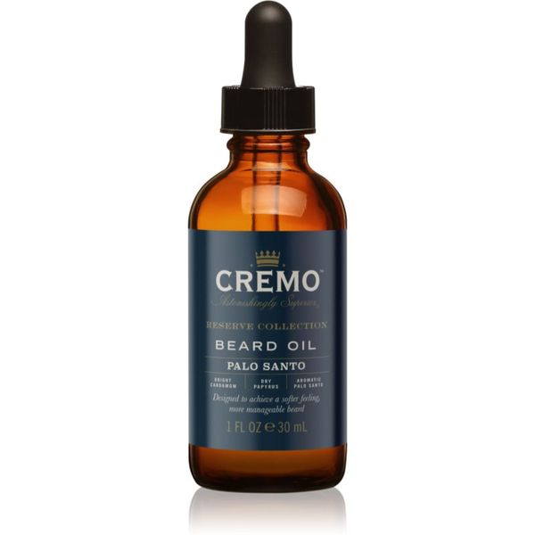Cremo Cremo Reserve Collection Palo Santo ulje za bradu za muškarce 30 ml