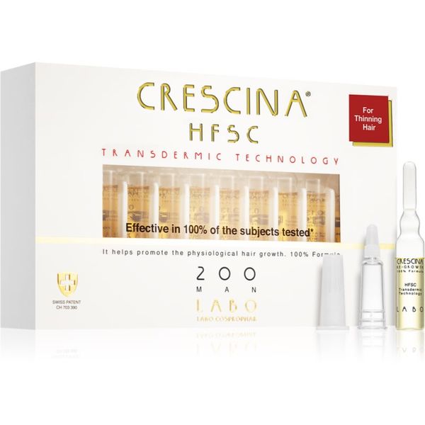 Crescina Crescina Transdermic 200 Re-Growth tretman rasta kose za muškarce 20x3,5 ml