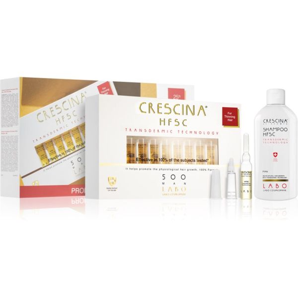 Crescina Crescina Transdermic 500 Re-Growth set 500 (za poticanje rasta kose) za muškarce