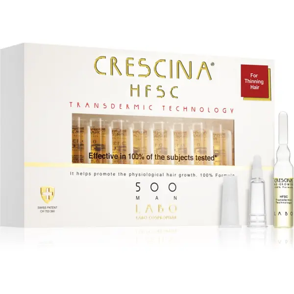 Crescina Crescina Transdermic 500 Re-Growth tretman rasta kose za muškarce 20x3.5 ml