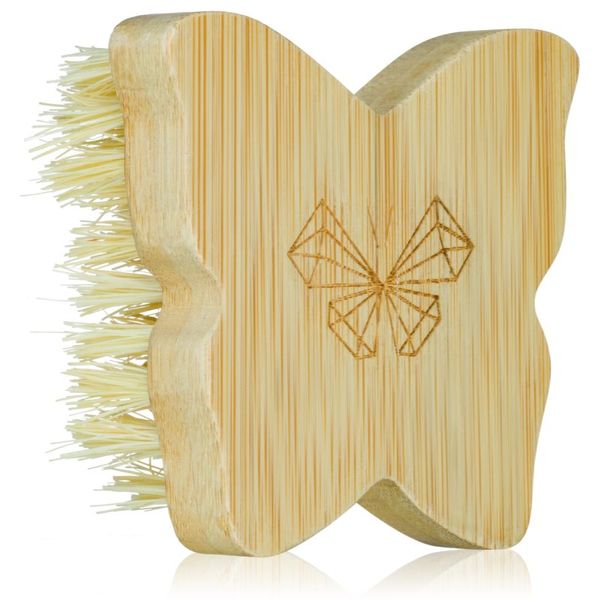 Crystallove Crystallove Bamboo Butterfly Agave Body Brush Travel Size četkica za masažu za tijelo 1 kom