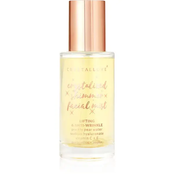 Crystallove Crystallove Clear Quartz Shimmer Facial Mist magla za lice za sjaj i hidrataciju 100 ml