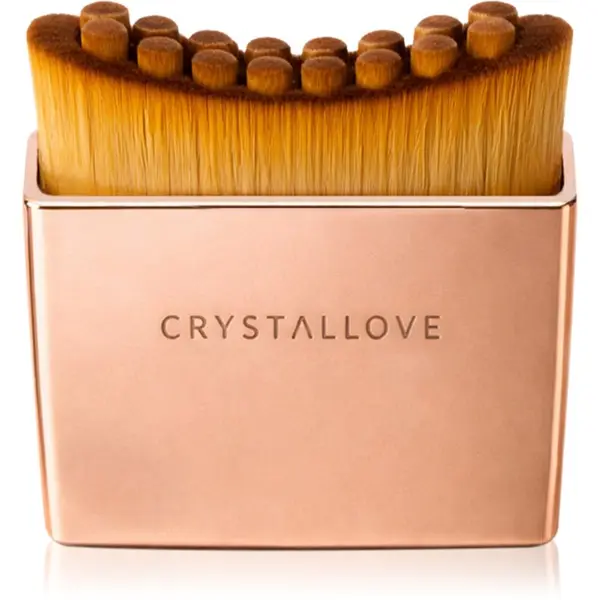 Crystallove Crystallove Contour Face Brush pomagalo za masažu za lice, vrat i dekolte 1 kom