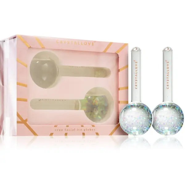 Crystallove Crystallove Cryo Cryolift Ice Globes Crystal pomagalo za masažu za lice 2 kom