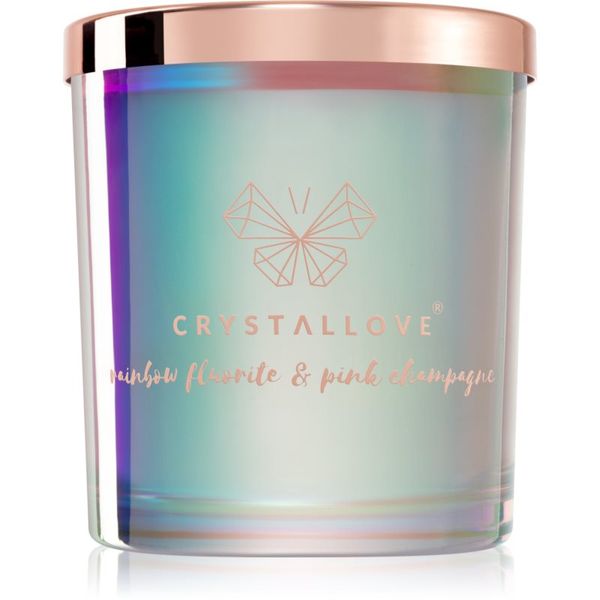 Crystallove Crystallove Crystalized Scented Candle Rainbow Fluorite mirisna svijeća 220 g