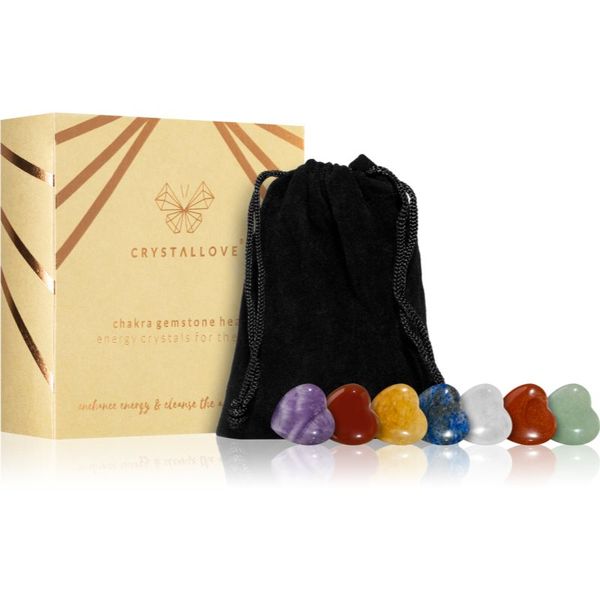 Crystallove Crystallove Energy Crystals The Seven Chakra Hearts pomagalo za masažu 7 kom