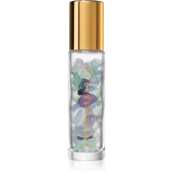 Crystallove Crystallove Fluorite Rainbow Oil Bottle Roll-on s kristalima punjivi 10 ml
