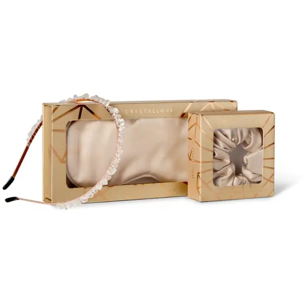 Crystallove Crystallove Gold Silk Set poklon set za kosu