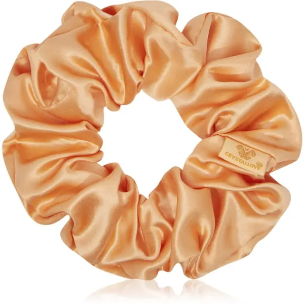 Crystallove Crystallove Mulberry Silk Scrunchie svilena gumica za kosu Peach fuzz 1 kom