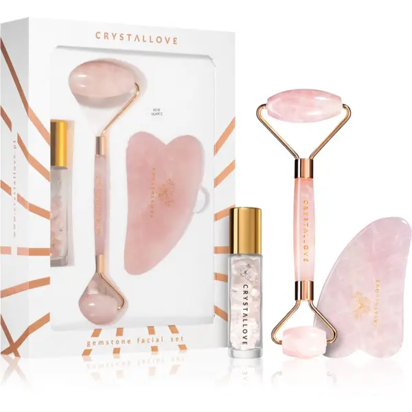 Crystallove Crystallove Rose Quartz Beauty Set set za njegu lica