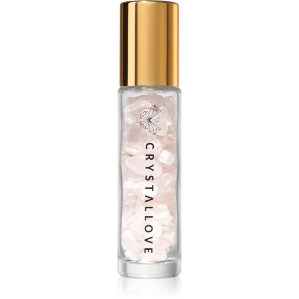 Crystallove Crystallove Rose Quartz Oil Bottle Roll-on s kristalima 10 ml