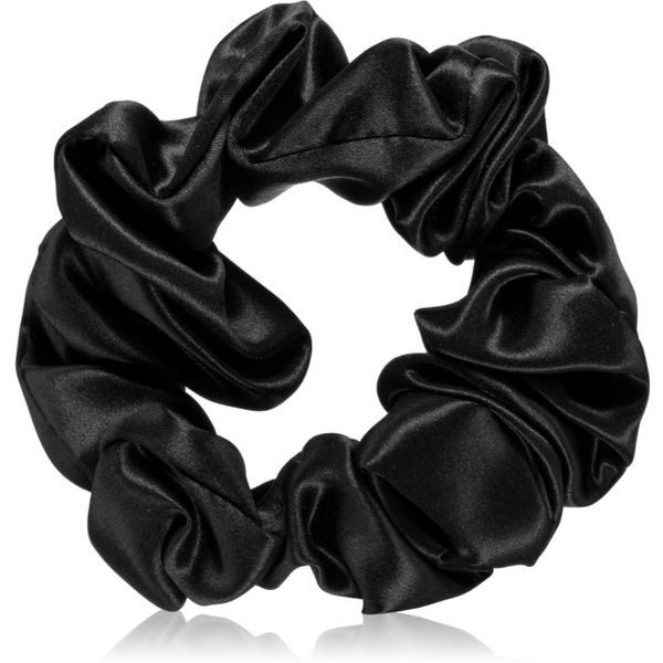 Crystallove Crystallove Silk Scrunchie svilena gumica za kosu Black 1 kom