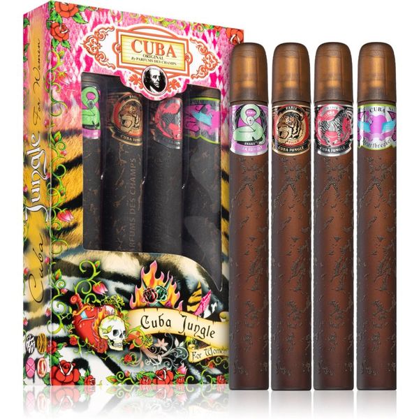Cuba Cuba Jungle poklon set za žene 4x35 ml