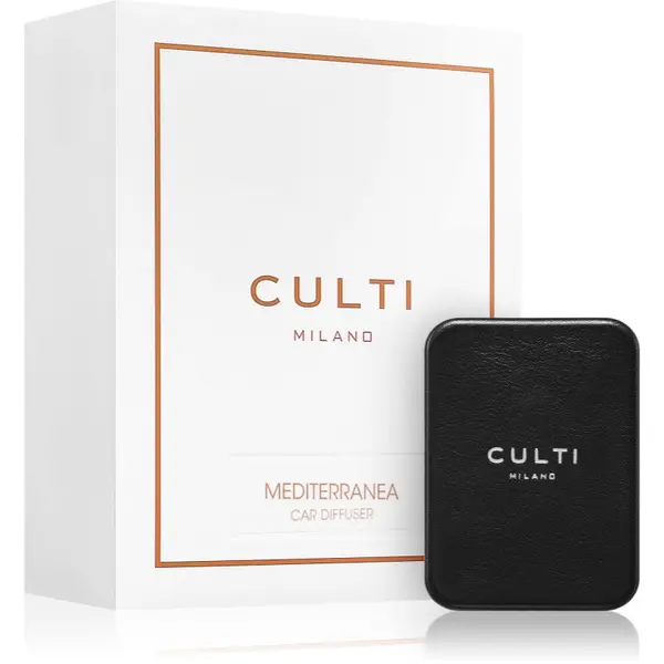 Culti Milano Culti Milano Car Diffuser Black Mediterranea miris za auto + zamjensko punjenje 73x53 cm