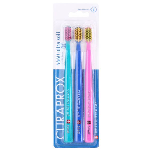 Curaprox Curaprox 5460 Ultra Soft četkice za zube ultra soft 3 kom varijante boja 3 kom