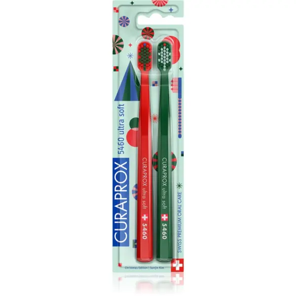 Curaprox Curaprox 5460 Ultra Soft Christmas Edition četkice za zube 2 kom