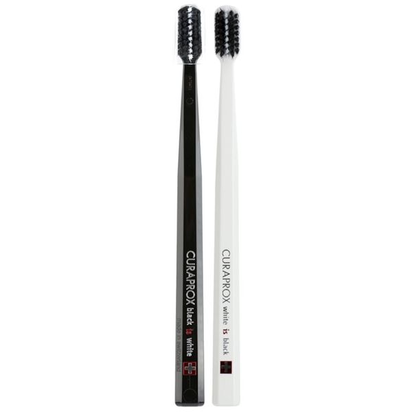 Curaprox Curaprox Black is White četkice za zube ultra soft 2 kom Black & White 2 kom