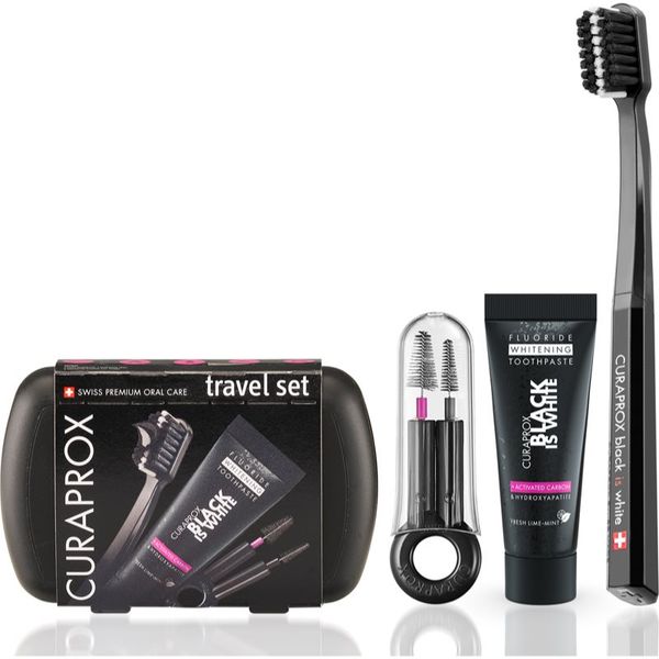 Curaprox Curaprox Limited Edition Black is White putni set (za zube, jezik i desni)