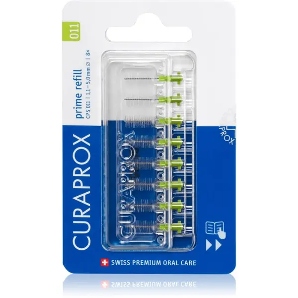 Curaprox Curaprox Prime Refill zamjenske međuzubne četkice u blisteru CPS 011 1,1- 5,0 mm 8 kom