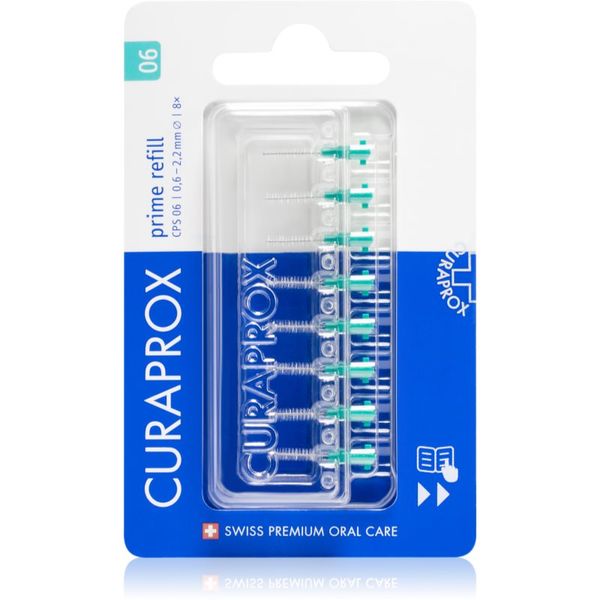 Curaprox Curaprox Prime Refill zamjenske međuzubne četkice u blisteru CPS 06 0,6 - 2,2 mm 8 ks 1 kom