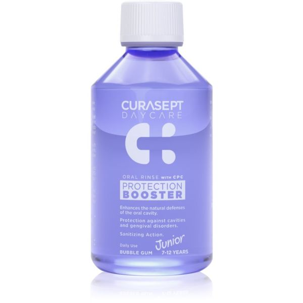 Curasept Curasept Daycare Protection Junior Booster vodica za usta za djecu 7-12 years Bubble Gum 250 ml