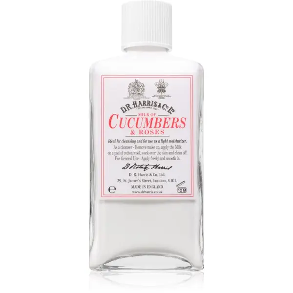 D.R. Harris D.R. Harris Milk of Cucumber and Roses hidratantno mlijeko za čišćenje 100 ml