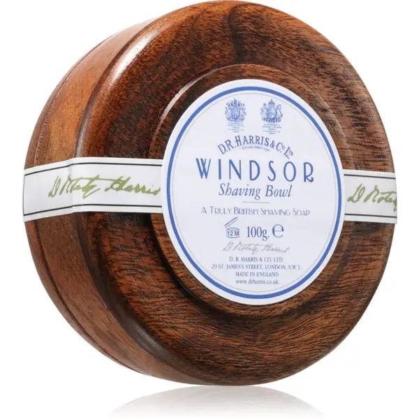 D.R. Harris D.R. Harris Shawing Bowl Mahogany wood sapun za brijanje Windsor 100 g