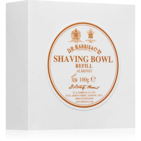 D.R. Harris D.R. Harris Shawing Bowl Refill sapun za brijanje zamjensko punjenje Almond 100 g