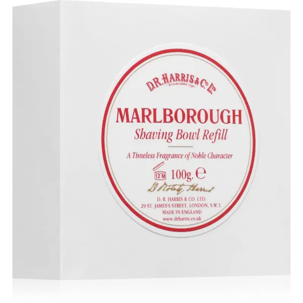 D.R. Harris D.R. Harris Shawing Bowl Refill sapun za brijanje zamjensko punjenje Marlborough 100 g