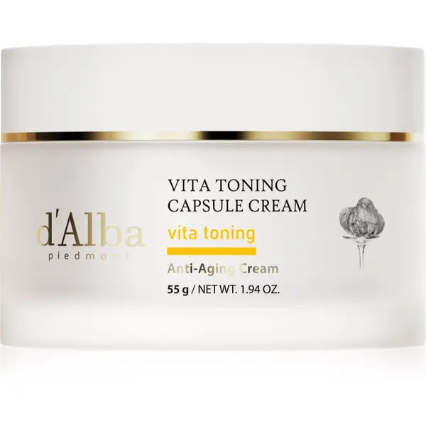 d'Alba d'Alba Vita Toning Capsule Cream krema za dubinsku hidrataciju za sjaj lica 55 g